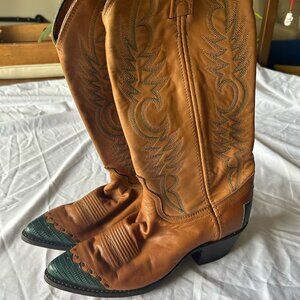 Vintage Dan post Womens Western Boots Size 7